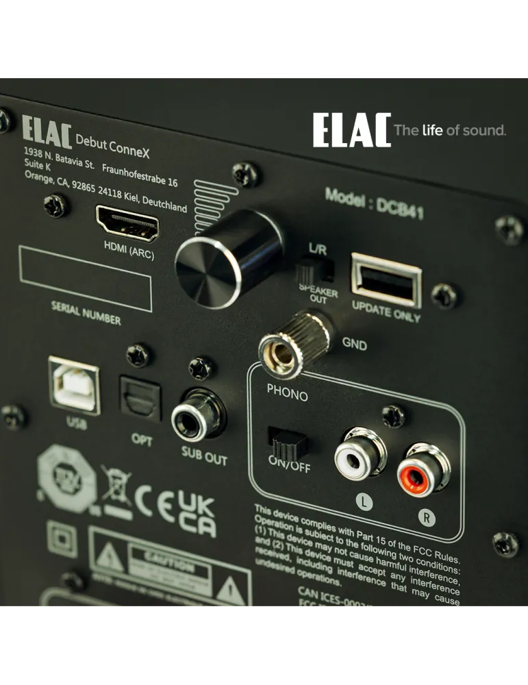 ELAC Connex DCB41 aktyvios kolonėlės su Bluetooth ir HDMI - Aktyvios kolonėlės - 9