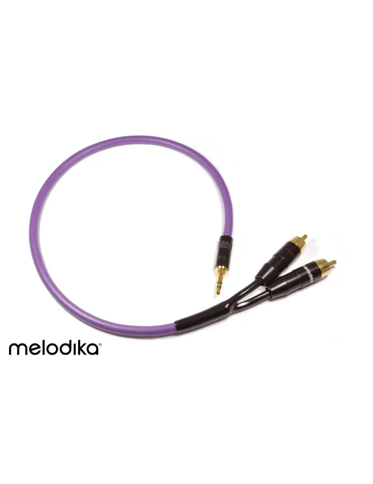 Melodika Purple Rain 3,5mm - 2xRCA cable - Mini Jack cables - 2