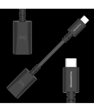 AudioQuest Dragontail USB C-A adapteris Android telefonams 