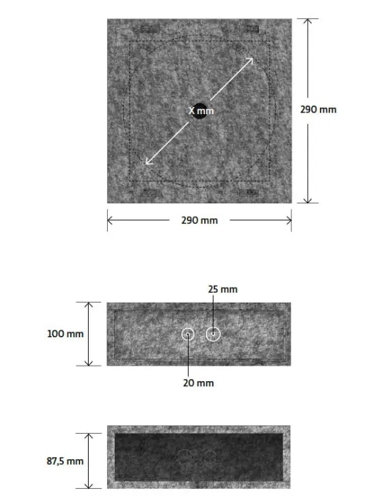 B-system Secoboxx XS montažinė dėžutė kolonėlei 