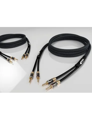 Ricable Magnus MKII speaker cable with banana plugs (pair) - Speaker cables with plugs - 1 2