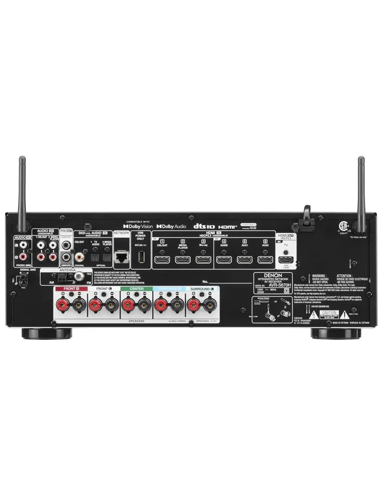 Denon AVR-S660H + TAGA Harmony TAV-607 home cinema system - Home cinema systems - 7