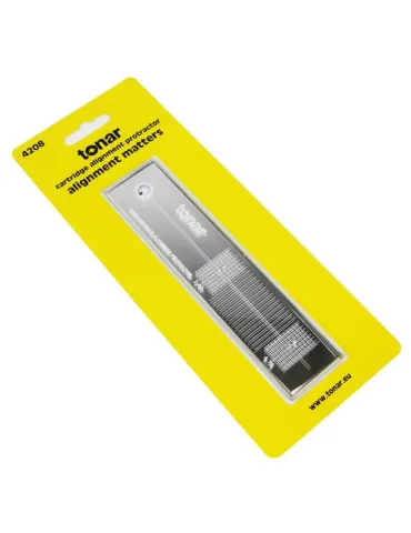 Tonar cartridge alignment protractor