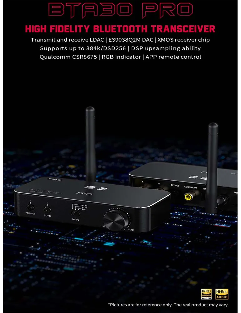 FiiO BTA30 Pro Bluetooth receiver/transmitter with DAC - Bluetooth receivers - 4