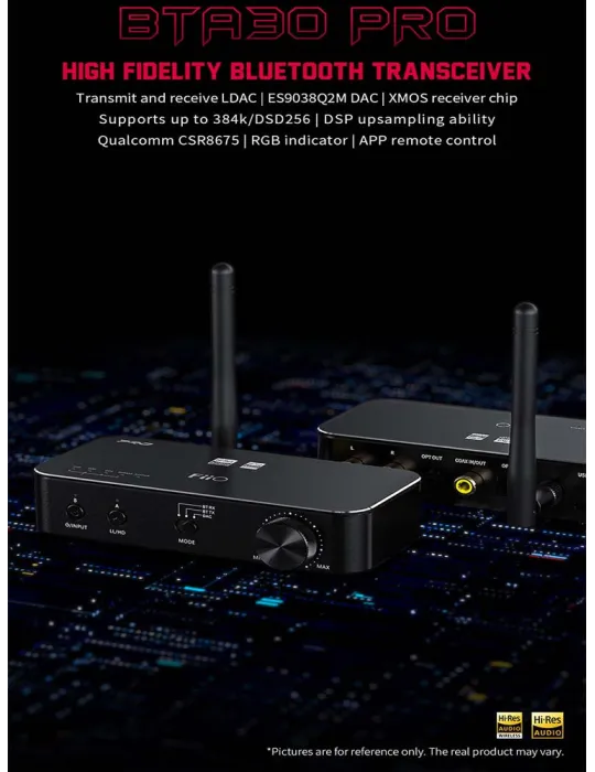FiiO BTA30 Pro Bluetooth receiver/transmitter with DAC - Bluetooth receivers - 4