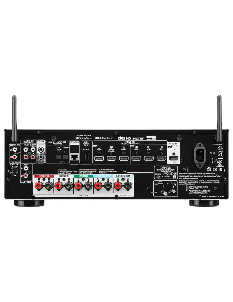 DENON AVC-S670H 5.2 namų kino stiprintuvas 