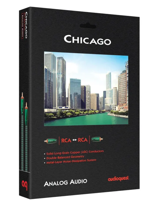 Audioquest Chicago RCA tarpblokinis kabelis 