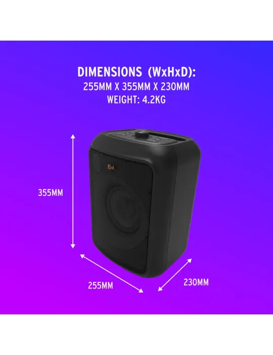 Klipsch GIG XL nešiojama kolonėlė su akumuliatoriumi - Nešiojamos kolonėlės - 5