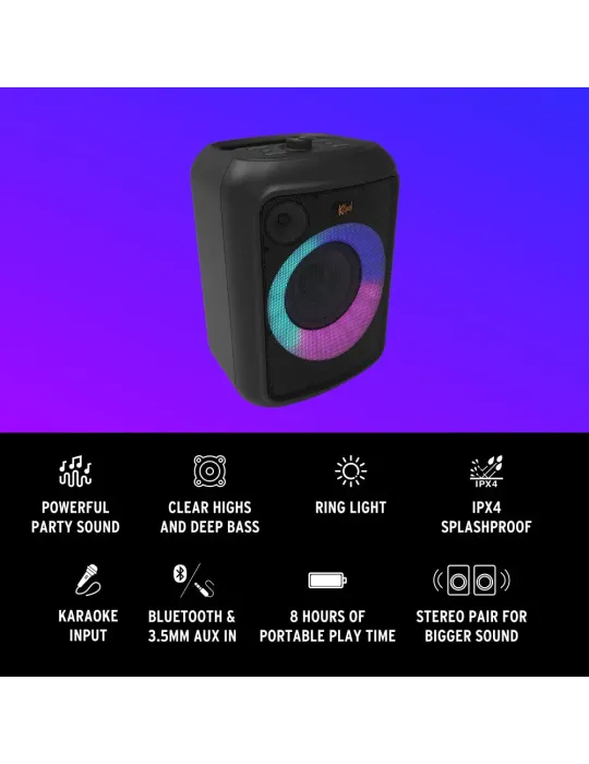 Klipsch GIG XL nešiojama kolonėlė su akumuliatoriumi - Nešiojamos kolonėlės - 6