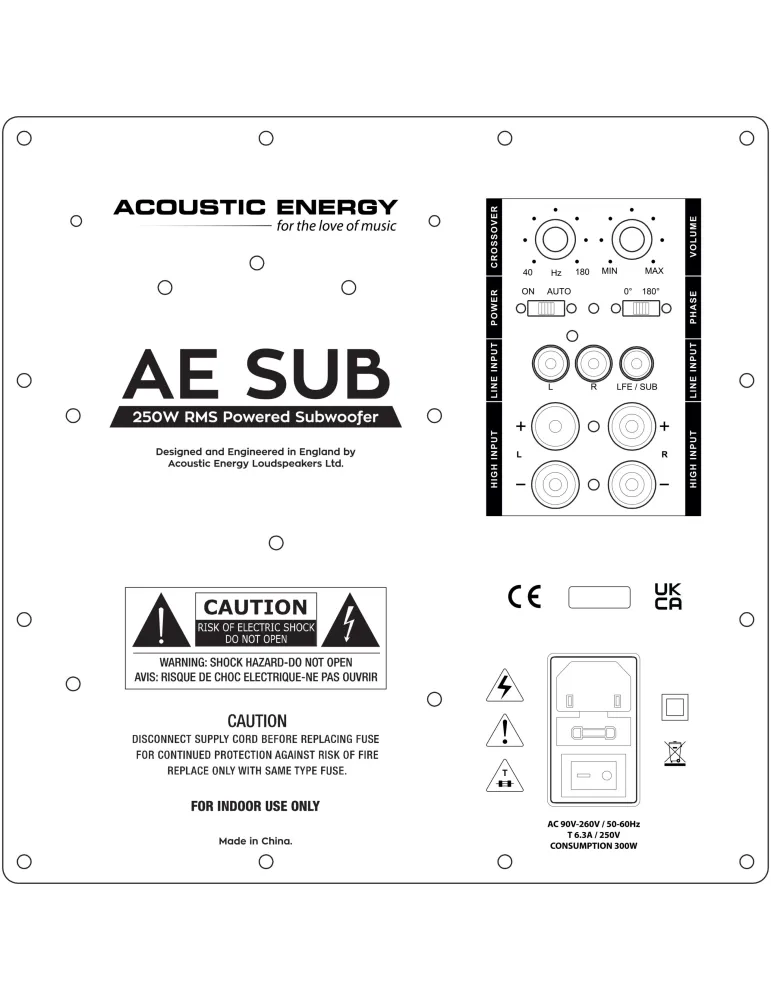 Acoustic Energy AE SUB - Žemų dažnių kolonėlės - 3